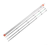 Caña de alimentación de fibra de vidrio para pesca de carpa, acciones extra duras M/L/H, peso de fundición de 50-120 g, construcción compuesta de carbono, respuesta rápida para arroyo, (072)