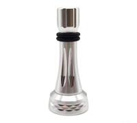 Caña de equilibrio de carrete de pesca compatible con 1000 5000 tipos, aleación de aluminio ligera, proceso de oxidación anodizado para una mayor durabilidad (plata)