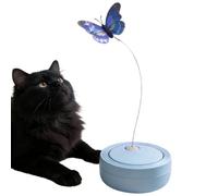Caña De Estimulación Para Gatos | Juego Giratorio Calmante con Sensor Táctil, Automático Interactivo para Gatos con Diseño de - Correr En Casa Calmante Estimulación Mental Práctica De Caza Agil