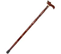 Caña de Madera Caminata para Caminar Grabado de Madera Maciza Mango de Grifo para Caminar con muletas de Hombre, Ideal para Hombres o Mujeres con Vida Activa al Aire Libre