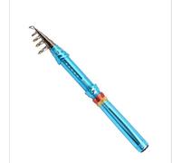 CañA De Pescar,CañAs De Pescar El Mini Polo telescópico se Puede Usar en una Variedad de Lugares 1.5 m - 3.6m Corto y Fuerte(Blue,2.7 m)