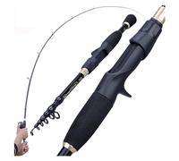 Caña De Pescar Cañas De Pescar Telescópicas 1,8-2,4 M, Peso Ultraligero, Accesorios Pesca con Caña Carbono Fundición Giratoria(1.8M-Casting Rod)