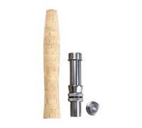 Caña de pescar con cebo - Ligero, flexible fibra de carbono, arma de pesca con mango de corcho, barra de pesca con diseño de carrete de metal, kit de accesorios para anillos guía de acero | Equipo de
