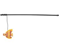 Caña de pescar con pez de 46 cm