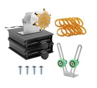 Caña de pescar con señuelo: máquina envolvedora System Pro, dispositivo de rotación de epoxi, aparato de encuadernación de guía | Conjunto de secado motorizado de precisión con control de velocidad aj