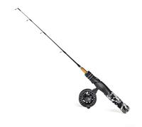 Caña de pescar de alta potencia, serie C/F de 57 cm extendida, soporta pesos de 100 g y 500 g, cuenta con carrete BLB60 para una recuperación suave (F50 caña de pescar+carrete)