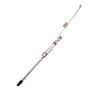 Caña de pescar, dispositivo de viaje automático de alta visibilidad, barra ligera, varilla de metal, caña de pescar de metal