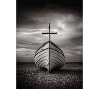 Caña de Pescar Edwards 60 x 80 cm en Dios We Trust Canvas Print