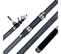 CañA De Pescar para Mar De Corta Caña de Pescar telescópica for Surf, Carbono, for Viajes, for lanzar Desde la Orilla, 3,6/4,2/4,5/5,0/5,30 Metros para Viajar(3.9m)