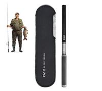 Caña de Pescar Portátil, Caña telescópica de Carbono 2,1m Portátil, Accesorios de Lanzar Tren Silure Sappie Transportable Mochila