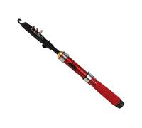 Caña de pescar portátil, diseño telescópico para viajes, adecuada para pesca en roca y varias técnicas junto al agua (1.0)