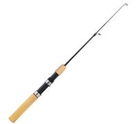 Caña de pescar portátil en hielo, caña de pescar de camarones de fibra de carbono ajustable, caña de pescar de invierno para carpas, camarones, de río, diseño ligero y resistente, disponible en