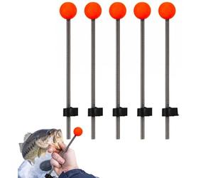 Caña de Pescar sobre Hielo - Caña de Pescar portátil de Punta Afilada | Equipo de Ligero Spring Bobber Equipo de Accesorios de en Hielo