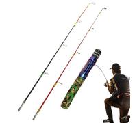 Caña de Pescar sobre Hielo - Equipo para caña de Pescar | Bastones de Lanzamiento de Invierno versátiles, para Adultos Principiantes, sobre Hielo de Invierno en Agua Salada, Bar, Gato, Trucha