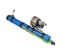 Caña de pescar telescópica, caña de pescar telescópica, caña de pescar al aire libre, para uso en el surf en alta mar, río, agua dulce y agua salada al aire libre en la pesca en troles