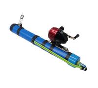 Caña de pescar telescópica, caña de pescar telescópica, caña de pescar de agua dulce, para agua salada y agua dulce, para pesca en alta mar e interior, lanzar trolls, lagos y ríos, para