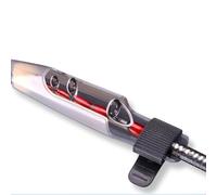 Caña de pescar telescópica de fibra de carbono con 0 anillas, caña ligera diseñada para boca de caballo y diversas especies de peces (mango de 1,5 m)