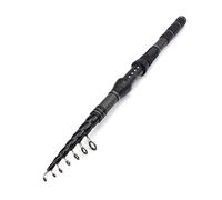 CañA De Pescar TelescóPica,Fishing Rod PortáTil 1.8m-3.0m multifunción for caña de Pescar Carbono Fish Polo telescópica Viaje Ultrashort Equipos Pesca(Metal Handle,2.1 m)