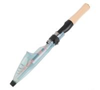 Caña de pescar telescópica ultraligera de fibra de carbono portátil con seis guías para truchas y panfish Stream Bank Angling Travel Gear Color negro