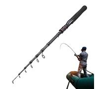 Caña de Pescar, Ultraligera, caña de Pescar pequeña, portátil, para Pesca de Trucha, salmón, lubina, salmón, Trucha, caña de Pescar de Viaje