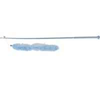 Caña de pescar XXL con boa de plumas 65 cm varios