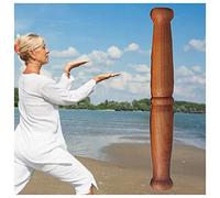 Caña de práctica de tai chi de madera maciza para entrenamiento de artes marciales y ejercicio de qigong