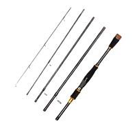 Caña De Señuelo De - Compuesto De Carbono, De Alta Sensibilidad Dos Puntos De Un Metro, Caña De Lanzar Cebo Desmontable, Pescadores De Línea ML Acción Travel, Trucha Bass Sensible | para Dorado