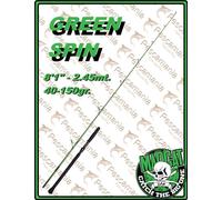 Caña MADCAT Green Vuelta Siluro 9' 02"/2.75M 150gr Heavy Spinning