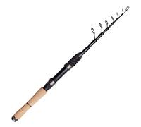 Caña Spinning DAM Shadow Tele, Caña de Pescar, Cañas Spinning, Pesca Todo Terreno, Caña de Pescar telescópica Premium para Pescadores Que Buscan versatilidad y Potencia, Unisex, Negro, 2.7m/25-40g