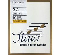 Caña Steuer clarinete C solo línea blanca 2,5 - corte alemán, paquete de 10