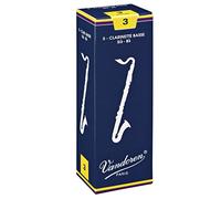 Vandoren Cañas para clarinete bajo CR122 – Caja de 5 cañas, Fuerza 2