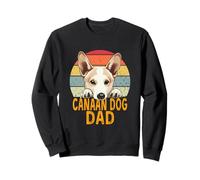 Canaan Dog Dad Retro Vintage Funny Mis Perros Son mi Cardio Sudadera