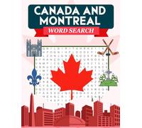 CANADA AND MONTREAL: Word Search Large Print