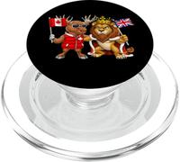 Canadá Bandera Británica Reino Unido Gran Bretaña Herencia PopSockets PopGrip para MagSafe