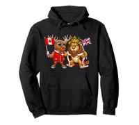 Canadá Bandera Británica Reino Unido Gran Bretaña Herencia Sudadera con Capucha