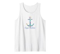 Canadá Cape Breton Nova Scotia Nautical Maritime BOHO Anchor Camiseta sin Mangas