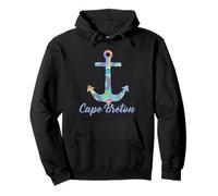 Canadá Cape Breton Nova Scotia Nautical Maritime BOHO Anchor Sudadera con Capucha