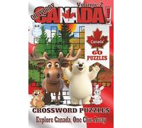 Canada Crossword Puzzles Book - Volume 2: Canada Crossword Puzzles with clear, easy clues about moose, maple syrup, hockey, and northern wonders. 6×9 ... gift for cozy cabins and road trips, eh?