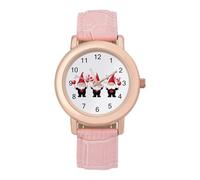 Canada Day and Gnomes - Reloj personalizado para mujer, correa suave, regalo para cumpleaños, día de San Valentín