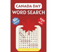 Canada Day Word Search: Canada Day Word Search Book for Adults and Teens | 50+ Puzzles with 9 Words Each, Solutions Included, 7"x10" Size