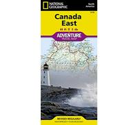 National Geographic – Mapa de aventura CANADA EAST 1/2M1: Norteamérica 3115 – 1/2.100.000