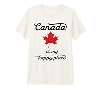 Canadá es mi Lugar Feliz Camiseta Premium