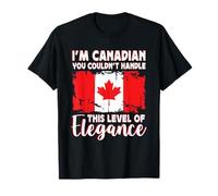 Canada Flag Proud Elegant Canadian Boyfriend Girlfriend Camiseta