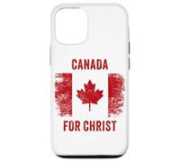 Canada for Christ - Canadian Flag Cross Revival Graphic Carcasa para iPhone 12/12 Pro