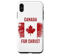 Canada for Christ - Canadian Flag Cross Revival Graphic Carcasa para iPhone XS MAX