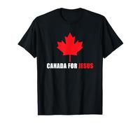 Canada for Jesus - Canadian Flag Cross Revival Graphic Camiseta