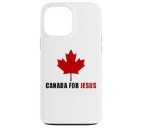 Canada for Jesus - Canadian Flag Cross Revival Graphic Carcasa para iPhone 13 Pro MAX