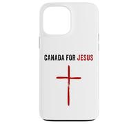 Canada for Jesus - Canadian Flag Cross Revival Graphic Carcasa para iPhone 13 Pro MAX