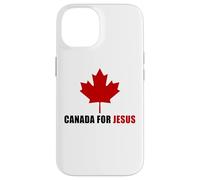 Canada for Jesus - Canadian Flag Cross Revival Graphic Carcasa para iPhone 14