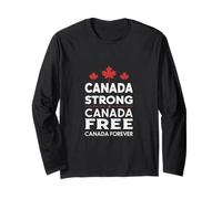 Canadá fuerte, Canadá libre, Canadá para siempre Manga Larga